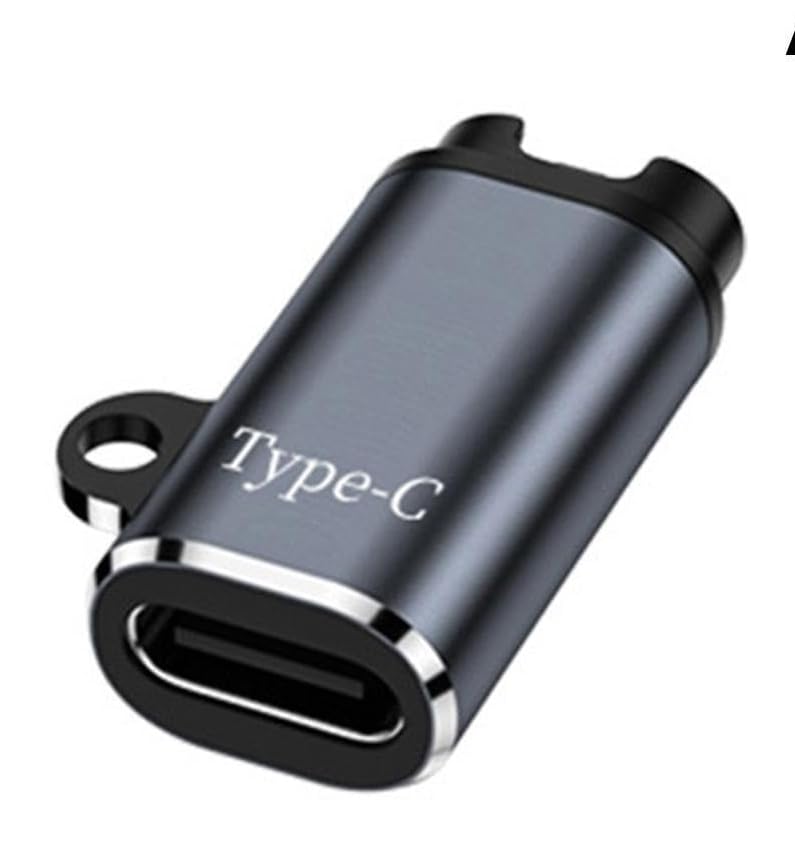 Image of Tobo USB C Watch Adapter Connector, Charging Head to Type C Female Converter Coupler, Aluminum Housing, for Smartwatch, Bracelet,