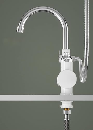 Eyes.Sys Electric Shower Water Heater Instant Hot Water Faucet 360° Rotating Fast Heating Water Tap Tankless Water Heater With Led Display & Hose thumb #8