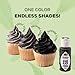 ENCO Natural Food Coloring Gel No artifitial dyes - Vibrant colors for Icing, Buttercream, Fondant (1.41 Ounce (Pack of 1), Black)