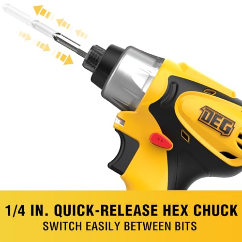 DEGLASERS 12V Brushless Impact Driver Kit