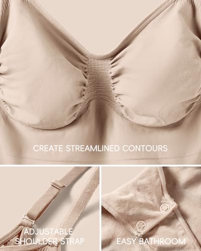 Image of Backless Thong Shapewear for Women with Tummy Control, Seamless Sculpting Bodysuit for Workouts and Daily Wear
