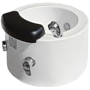 Acrylic Pedicure Sink Heated Foot Spa Foot Massager Spa with Heat and Massage Pedicure Foot Soak Improve Blood Circulation Sink Spa Foot Shower Wash Salon