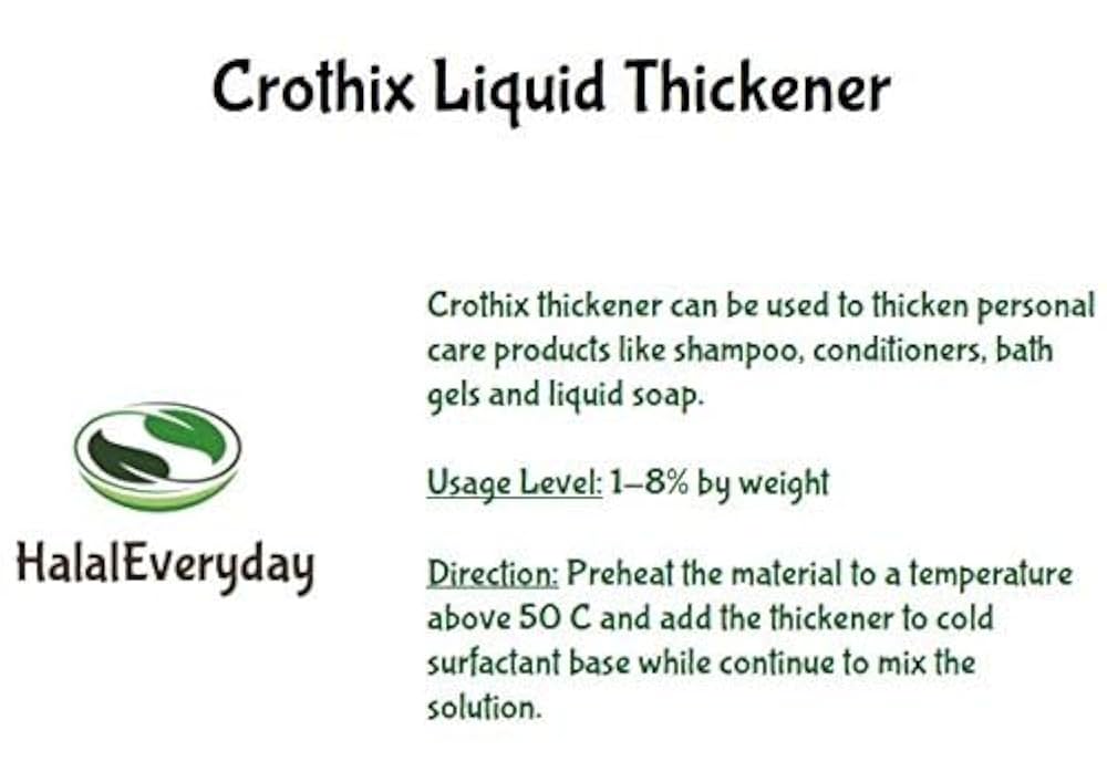 Amazon.com: Crothix Liquid Thickener 1 Lb : Arts, Crafts