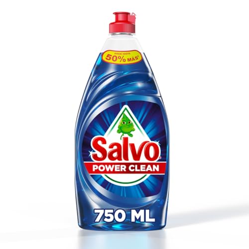 Salvo Lavatrastes Power Clean, remueve cochambre, 750ml