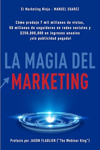 La Magia Del Marketing: Cómo produje 7 mil milliones de vistas, 50 milliones de seguidores en redes sociales y $250,000,000 en ingresos anuales ¡sin publicidad pagada!