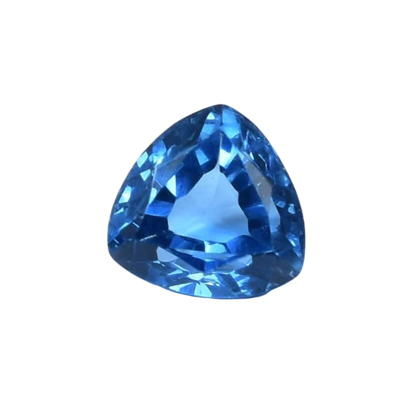 Aigue-marine naturelle 9x9mm en trillion facetté pour création de bijoux et bagues GH_NAT_10324