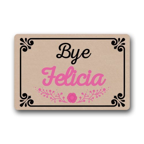 Sweetshow Custom Bye Felicia Indoor/Outdoor Doormat Door Mat Decor Rug Mats Non Slip Mats 23.6