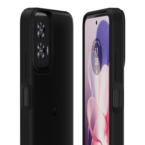 Image of Motorola Moto G Power 5G (2024) Textured Protective Case- Black | Precision fit Shock Absorbing Cover for Enhanced Phone Grip, Style, & Drop Protection- NOT FOR 2023 5G Version
