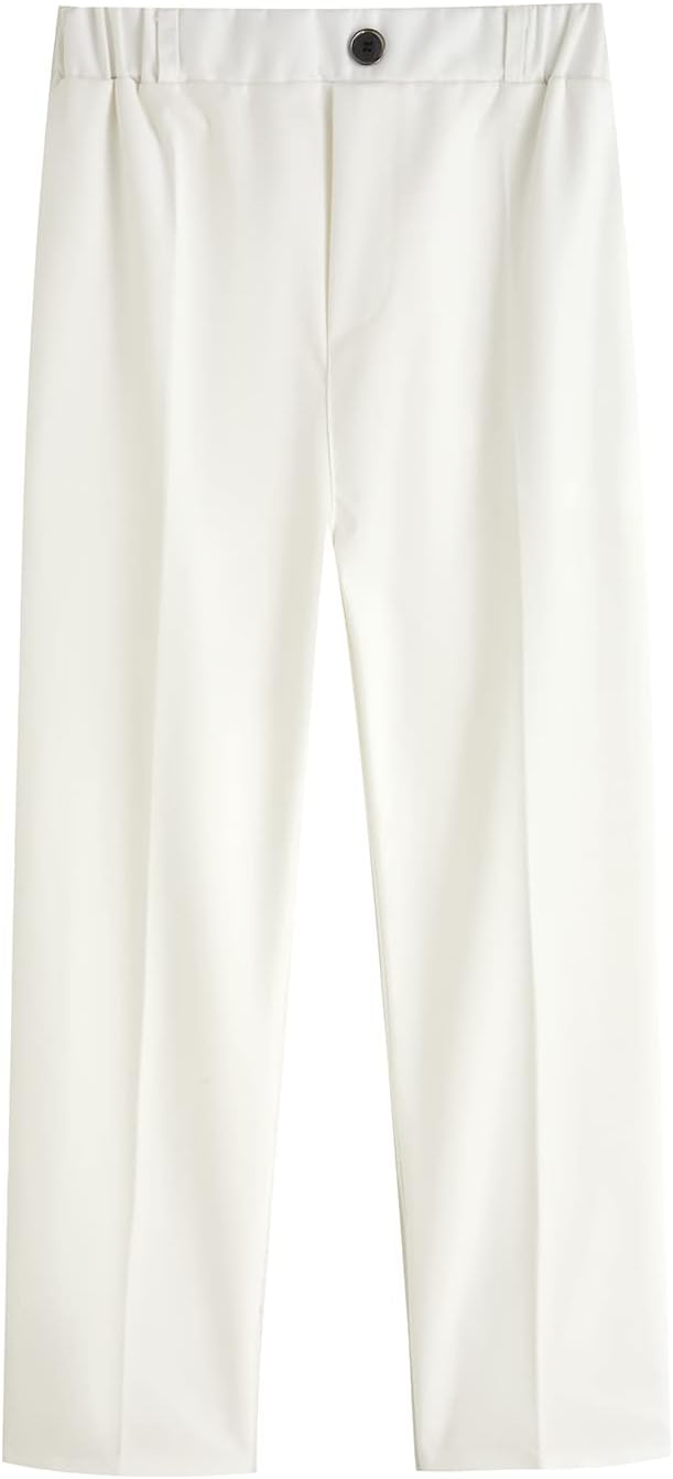 Boys Tuxedo Suit 3 Pieces Kids Formal Slim Fit Velvet Suits Set for Wedding Prom Party - Image 6