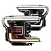 AlphaRex USA 880176 Plank Style Design w/ Activation Light LED Projector Headlights fits Ford F-150, Clear