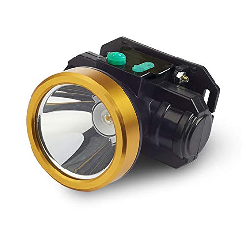 IDOLESHOP® 35Watt Laser Rechargeable Head Torch with Lithium-ion Battery for Farmers, Fishing, Camping, Hiking, Cycling, Running (Golden) (B085BFH47N) Amazon Price History, Amazon Price Tracker