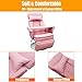 TECHTONGDA Facial Beauty Bed Pink Spa Chair Adjustable Table Salon Bed with Back Adjusted Angle 90-175 Degrees and Air Pressure Lifting for Esthetician Salon Beauty Spa Lash Microblading