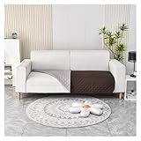 Zymjzbetic Wasserdichter Hundebettbezug und Haustierdecke, Sofa, Haustierbettmatte, Auto, Inkontinenz, Matratzenschoner, Möbel, Couchbezug für Sofa, Auto, Bett(Coffee,210x210cm 82x82in)