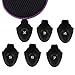 Andux 4 Pack Long Neck Golf Hybrid Club Head Covers Dial No. Tag CTMT-01 Black/Purple
