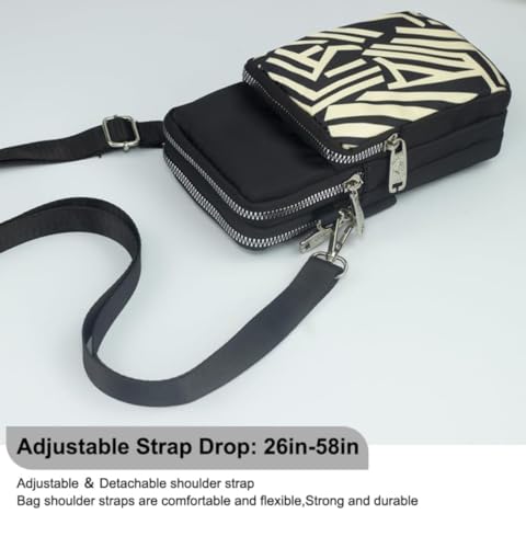 Image of Crossbody Mobile Sling Bag for Women |Stylish Phone Pouch with Detachable Strap & Adjustable Keychain|Mobile Purse|Versatile Mobile Pouch for Women