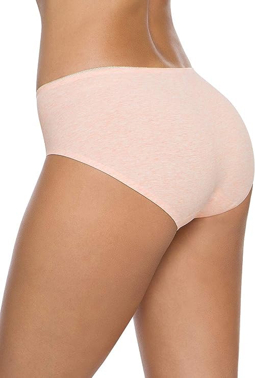 Image of LOURYN KOULYN Cotton Bikini Women's Breathable Panties Seamless Comfort Underwear (Pack of 6)