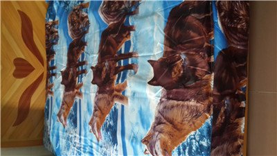 Queen Size Wolf Bedding Sets,3D Oil Painting Wolf Duvet Cover #TOP4