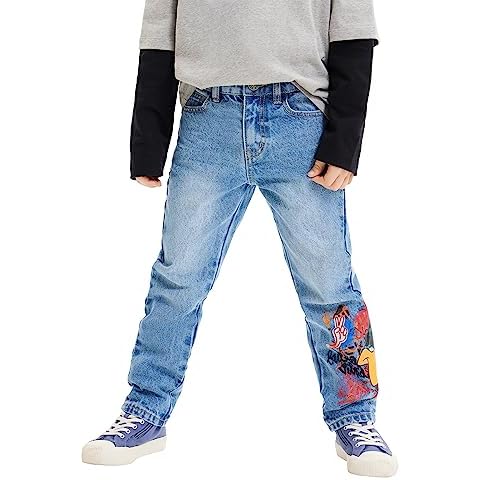 Desigual Boys Casual Denim Trousers, Blue Cover