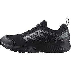 Wander Gore-Tex, Zapatillas de Trail Running Hombre 5 Salomon Wander Gore-Tex Zapatillas Impermeables de Trail Running para Hombre, A punto para el aire libre, Comodidad mullida, Sujeción del pie segura, Black, 43 1/3