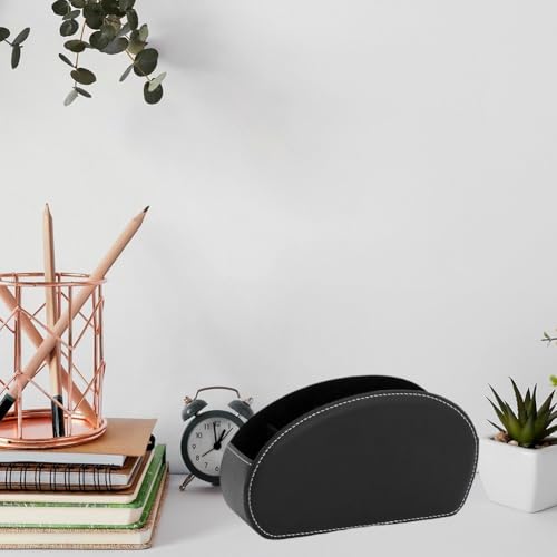 Support de télécommande en cuir PU avec finitions haut de gamme - 8