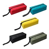 FOYTOKI Pochettes Zippées Étanches Résistantes Déchirure Lot de 5 en Tissu Oxford 600d Paquet Utilitaire Compact Chic pour Outils pour Diverses Occasions