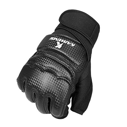 Kaiwende Kickboxing Gloves(Xs,S,M,L,Xl,Xxl)-Also Fit For Training Men,Women,Kids Of Mma,Muay Thai, Martial Arts Taekwondo Sparring Boxing Gloves (Black, L) #TOP3