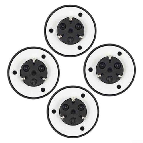 Soporte de CD de eje de repuesto para PS1 y para sistemas PSX diseñado para montaje de cubierta de motor de bandeja de CD y precisión de alineación central del eje (4 piezas)