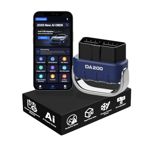 MMOBIEL OBD2 Scanner AI Bluetooth Pro Diagnosegerät OBD für alle Autos Kompatibel mit iOS iPhone, iâ€¦ – Miniatur