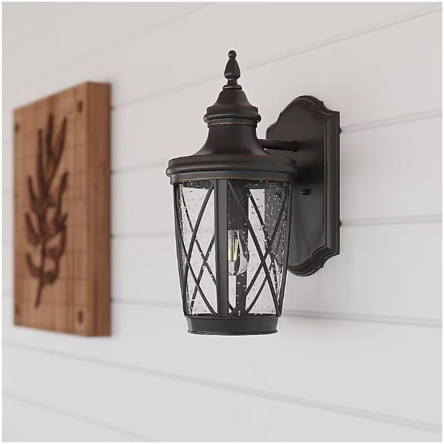 Allan.Roth Castine 1 -Light 14.38-in H Oil-Rubbed Bronze Hardwired ...