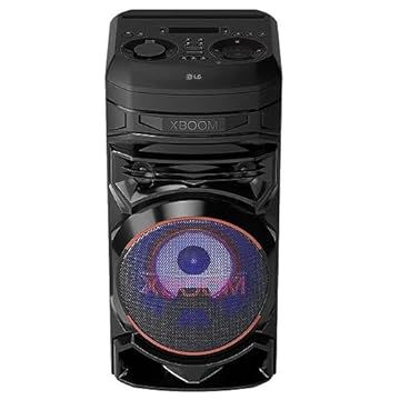 Caixa Acústica LG Xboom RNC5 - Multi Bluetooth, Graves Potentes, Entrada de Microfone e Guitarra