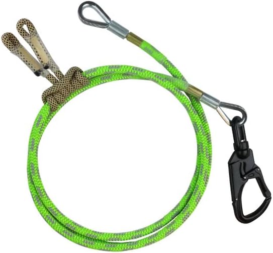 1/2" - The Vine EVO  Flip Line w/Bulldog  Technora  Prusik- Green Flipline for Arborists 10