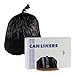 Boardwalk Linear Low Density Industrial Can Liners, 45 gal, 0.7 mil, 40 x 46, Black, 100/Carton