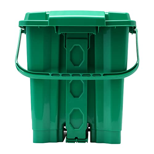 Image of Plastic Bio Medical Pedal Garbage Waste Dustbin 16 LTR (GREEN)
