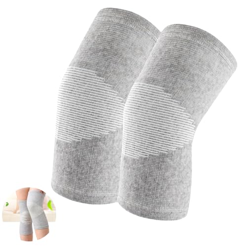 Genouillère Arthrose Genou, Genouillère Sport, Ligamentaire et Rotulienne Élastique Respirant Compression pour Course à Pied, Entraînement, Récupération Protection Unisexe Homme Femme Ski, Cyclisme