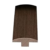 T-Molding - 1/2' Thick x 2' Wide x 78' Long Solid Wood American Walnut - for Flooring Color Tungsten