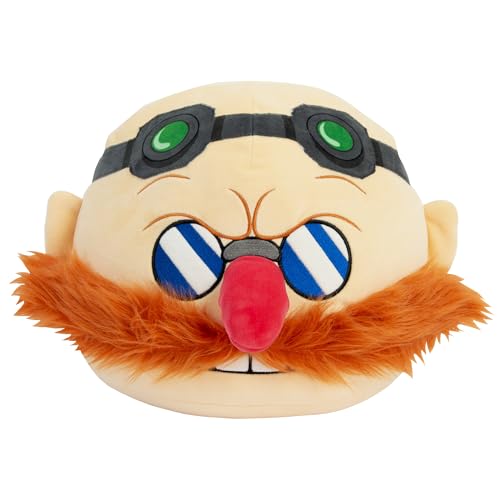 Club Mocchi Mocchi – Sonic™ – Dr. Eggman – Peluche géante – 38 cm, Red-Magenta