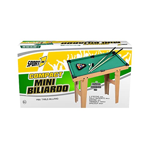Sport One Compact Mini-Billard mit Beinen, Holzfarbe, Einheitsgröße, 706200606 – Bild 3