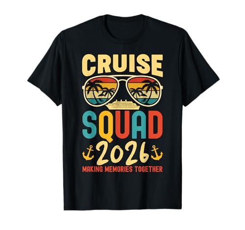 Cruise Squad 2026 Family Group Matching Cruising Vacation T-Shirt