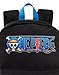 One Piece Luffy Boys Backpack | Black Rucksack with Adjustable Straps | Practical & Organised Luggage Sports School Bag | Anime Game Series Movie Merchandise Gifts for Kids & Teens
