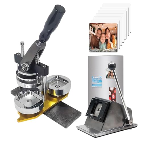 Pro-Grade DIY Magnetic Badge Press Kit – 2inx2in Magnet Maker Machine