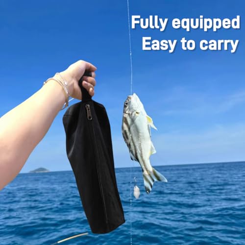 Ensemble de pêche 7 pièces vert accessoire couteau ciseaux de mer