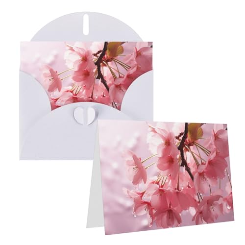 Cartes de vœux fleurs de cerisier pour exprimer vos sentiments avec tendresse