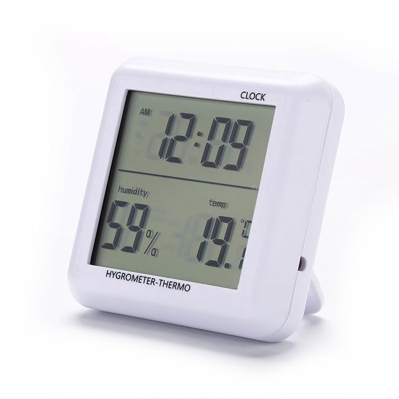 ABS Household Electronic Temperature Humidity Meter Digital Luminous Thermometer