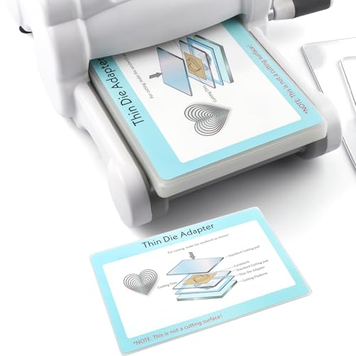 Lot de 2 adaptateurs standard 22,9 x 15,2 cm pour machine Sizzix Big Shot, adaptateurs fins, tampons de découpe pour sandwich Thinlits