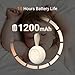 Portable Baby Sound Machine [White Noise for Babies Kids Adults][Sleep Soother][Timer Function][12 Soothing Sounds] 15 Hours Battery Life, Travel,Registry Gift,Shower,Clips on Baby Stroller