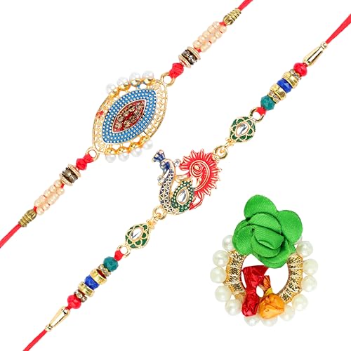 Rakhi for Brother Sister Set of 2 Rakhi Thread Bracelet Dora Set Gift Card