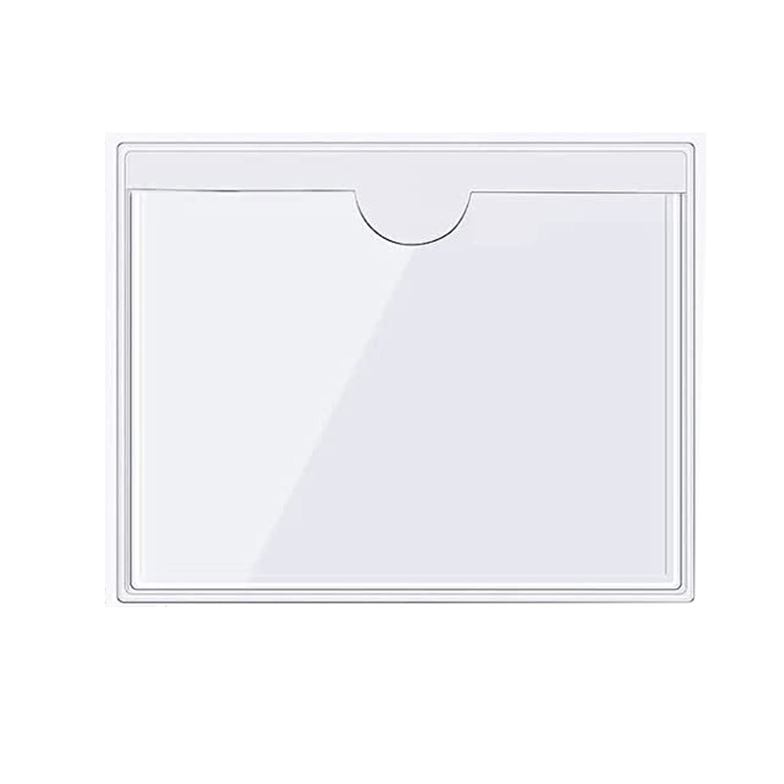 30X tasche adesive trasparenti e raccoglitori trasparenti per etichette, biglietti da visita, biglietti da visita, per organizzare e proteggere etichette, bigliett(Size:A4 31.5X22.5CM(12.4X8.8Inch) ,)