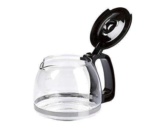 G3 Ferrari R10063CA Caraffa in Vetro per Macchina per G10063 Grancafè Caffè Americano, Capacità 200ml, Nero