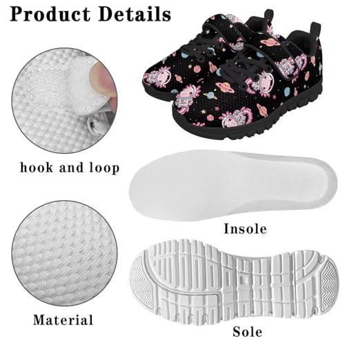 Boys Girls Shoes Strap Sneakers Single Buckle Tennis Shoes Lightweight Sports Athletic Shoes for Kids 5