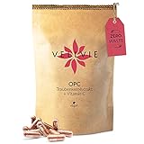 SINNVOLL KOMBINIERT MIT VITAMIN C: 550mg OPC Traubenkernextrakt mit 275mg reinem OPC pro Kapsel + 12mg Natürliches Vitamin C aus Hagebutte (15% des Tagesbedarfs). Sehr gute Bioverfügbarkeit beider Bestandteile & hervorragende Kombination von Vitamin C & OPC.